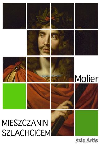 Mieszczanin szlachcicem Molier - okladka książki