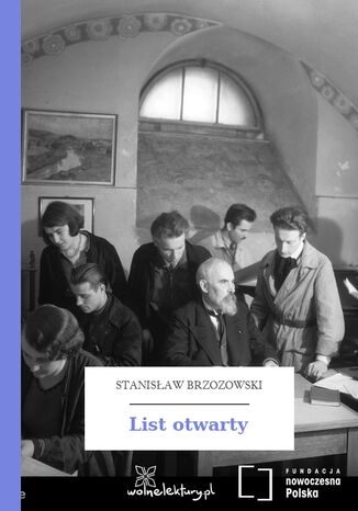 List otwarty Stanisław Brzozowski - okladka książki