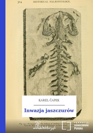 Inwazja jaszczurów Karel Čapek - okladka książki