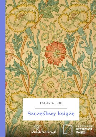 Szczęśliwy książę Oscar Wilde - okladka książki