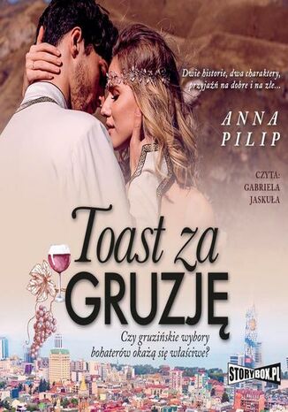 Toast za Gruzję Anna Pilip - okladka książki