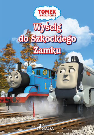 Tomek i przyjaciele - Wyścig do Szkockiego Zamku Mattel - okladka książki