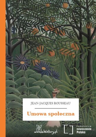 Umowa społeczna Jean-Jacques Rousseau - okladka książki