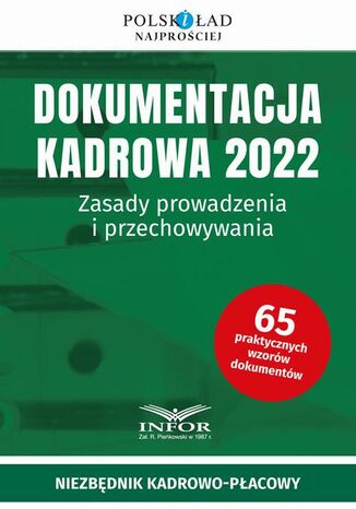 Dokumentacja kadrowa 2022 Praca zbiorowa - okladka książki