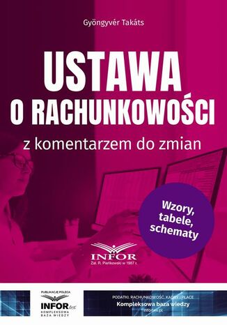 Ustawa o rachunkowości z komentarzem do zmian Gyöngyvér Takáts - okladka książki