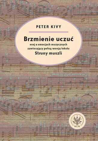 Brzmienie uczuć Peter Kivy - okladka książki