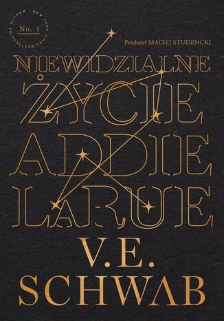 Niewidzialne życie Addie LaRue V. E. Schwab - okladka książki