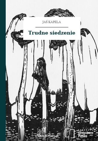 Trudne siedzenie Jaś Kapela - okladka książki