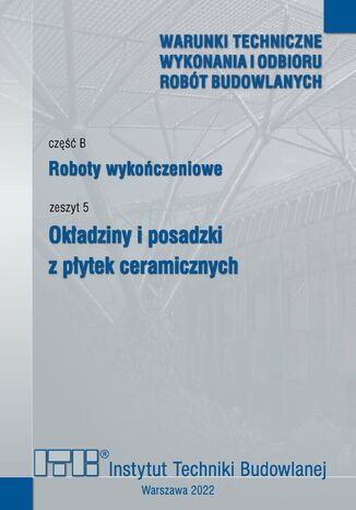 Okładziny i posadzki z płytek ceramicznych Jacek Popczyk - okladka książki