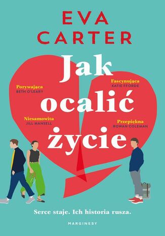 Jak ocalić życie Eva Carter - okladka książki