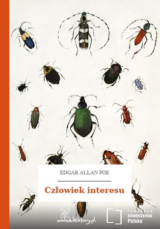 Człowiek interesu Edgar Allan Poe - okladka książki