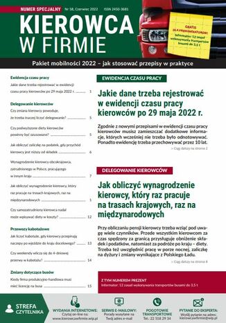 Pakiet mobilności 2022 - jak stosować przepisy w praktyce praca zbiorowa - okladka książki