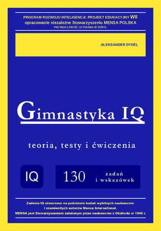 Gimnastyka IQ Aleksander Dydel - okladka książki