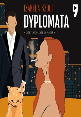 Dyplomata Iza Szolc - okladka książki