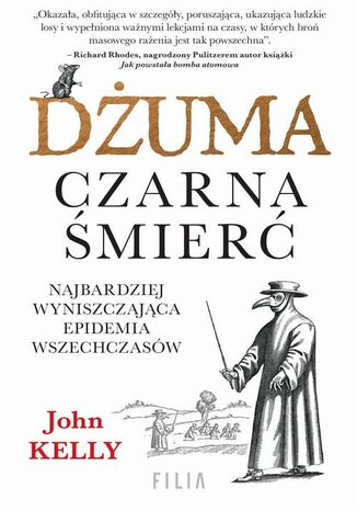 Dżuma Czarna śmierć John Kelly - okladka książki