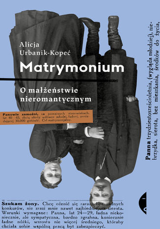 Matrymonium. O małżeństwie nieromantycznym Alicja Urbanik-Kopeć - okladka książki