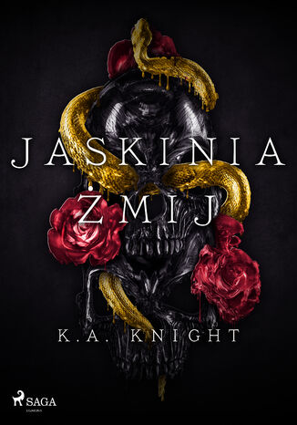 Jaskinia żmij K.A. Knight - okladka książki