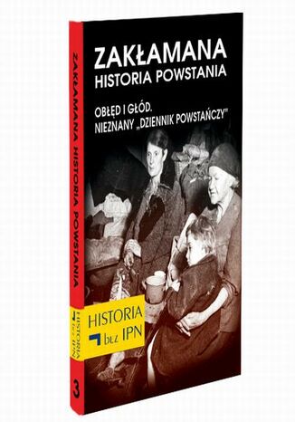 Zakłamana historia powstania Tom III  Obłęd i Głód. Nieznany Dziennik Powstańczy Józef Stępień, Paweł Dybicz - okladka książki