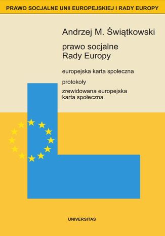 Prawo socjalne Rady Europy Andrzej M. Świątkowski - okladka książki