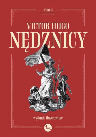 Nędznicy wydanie ilustrowane t.2 Victor Hugo - okladka książki