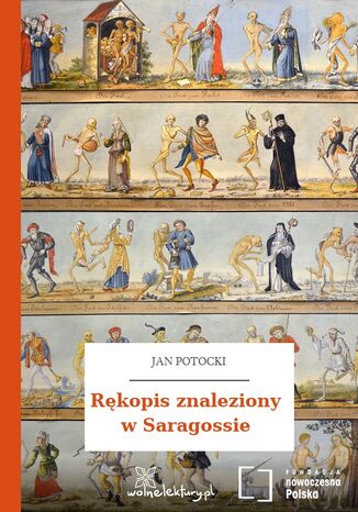 Rękopis znaleziony w Saragossie Jan Potocki - okladka książki