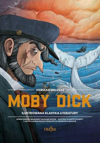 Moby Dick Herman Melville - okladka książki