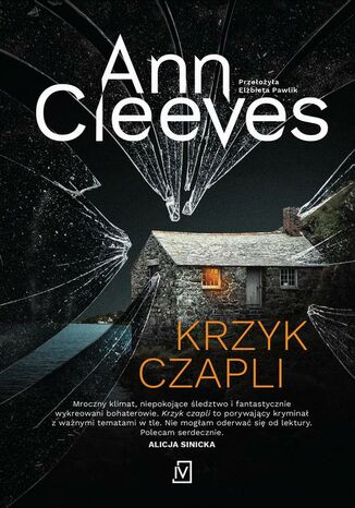 Krzyk czapli Ann Cleeves - okladka książki