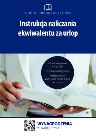 Instrukcja naliczania ekwiwalentu za urlop Jakub Pioterek - okladka książki