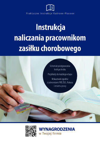 Instrukcja naliczania pracownikom zasiłku chorobowego Jakub Pioterek - okladka książki