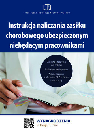 Instrukcja naliczania zasiłku chorobowego ubezpieczonym niebędącym pracownikami Jakub Pioterek - okladka książki