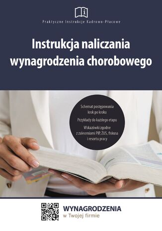 Instrukcja naliczania wynagrodzenia chorobowego Jakub Pioterek - okladka książki