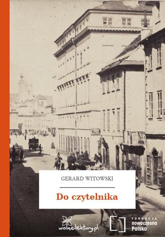 Do czytelnika Gerard Witowski - okladka książki