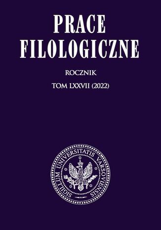 Prace Filologiczne LXXVII Halina Karaś, Elżbieta Wierzbicka-Piotrowska - okladka książki