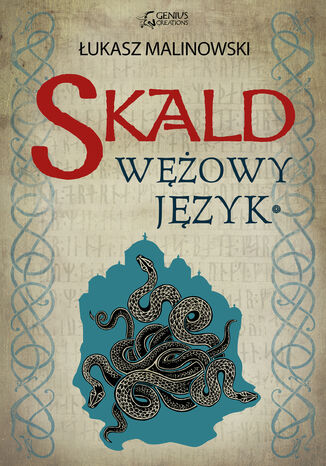 Skald. Wężowy język 1 Łukasz Malinowski - okladka książki