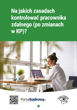 Na jakich zasadach kontrolować pracownika zdalnego (po zmianach w KP)? Katarzyna Wrońska-Zblewska - okladka książki