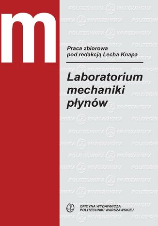 Laboratorium mechaniki płynów Lech Knap - okladka książki