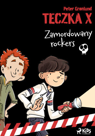 Teczka X - Zamordowany rockers Peter Grnlund - okladka książki