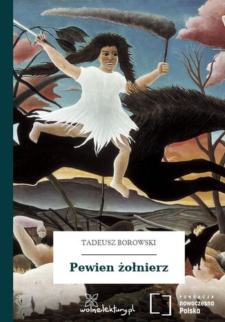 Pewien żołnierz Tadeusz Borowski - okladka książki