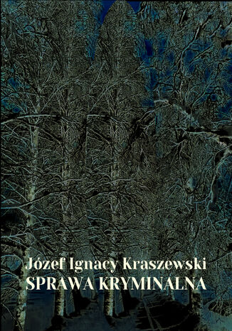 Sprawa kryminalna Józef Ignacy Kraszewski - okladka książki