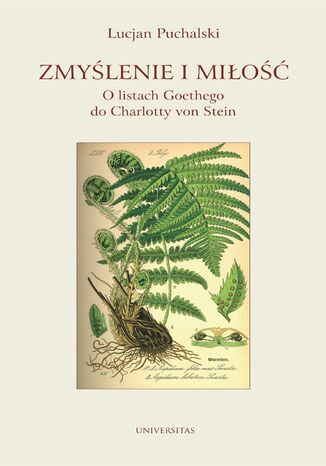 Zmyślenie i miłość. O listach Goethego do Charlotty von Stein Lucjan Puchalski - okladka książki