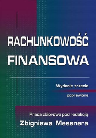 Rachunkowość finansowa Zbigniew Messner - okladka książki