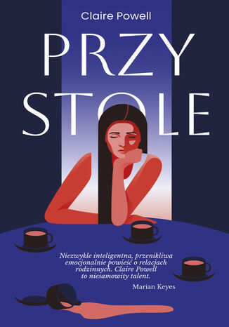 Przy stole Claire Powell - okladka książki