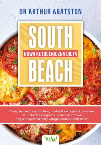 Nowa ketogeniczna dieta South Beach dr Arthur Agatston - okladka książki