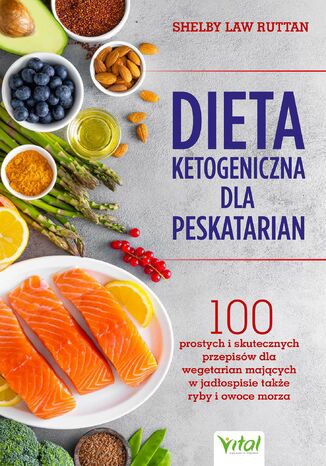 Dieta ketogeniczna dla peskatarian Shelby Law Ruttan - okladka książki