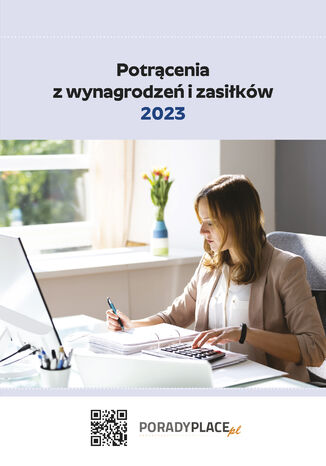 Potrącenia z wynagrodzeń i zasiłków 2023 Mariusz Pigulski - okladka książki