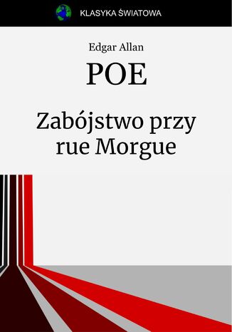 Zabójstwo przy rue Morgue Edgar Allan Poe - okladka książki