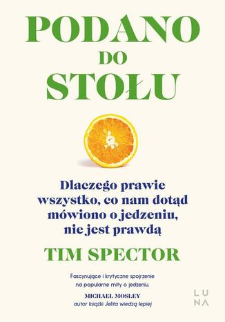 Podano do stołu Tim Spector - okladka książki