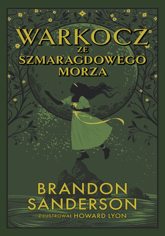 Warkocz ze Szmaragdowego Morza Brandon Sanderson - okladka książki