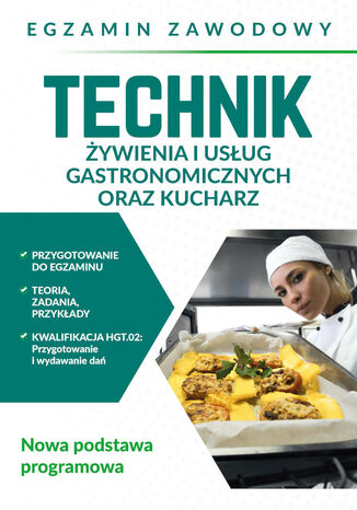 Egzamin zawodowy. Technik żywienia i usług gastronomicznych oraz kucharz Anna Skrzypek - okladka książki