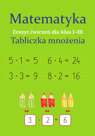 Matematyka. Tabliczka mnożenia. Zeszyt ćwiczeń dla klas I-III Monika Ostrowska - okladka książki